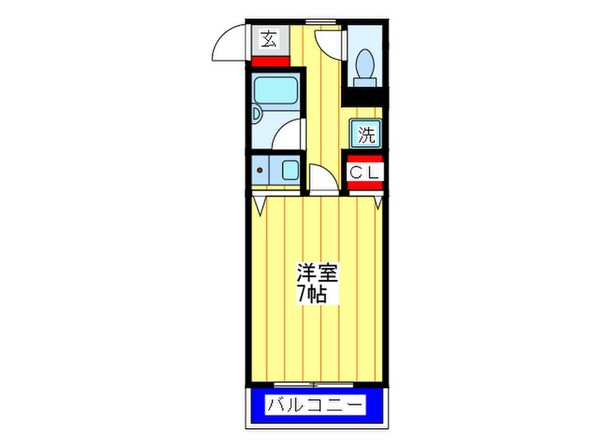 シャンブル２の物件間取画像